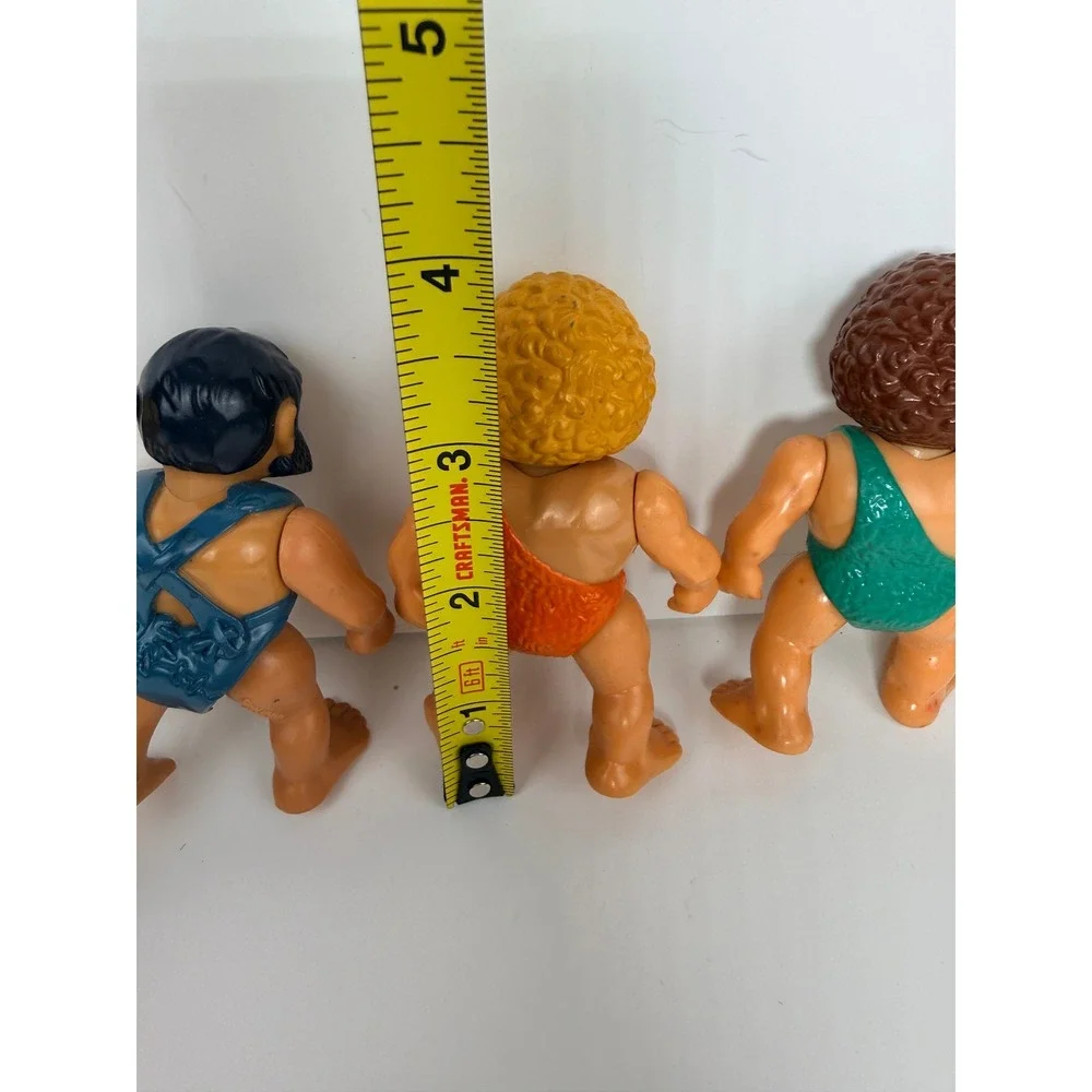 Vintage 1987 Playskool Caveman Action Figure Definitely Dinosaurs Toy Lot 5 - BH